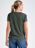 Elan Elan - 7 Top Crew Neck - Olive Amour available at The Good Life Boutique