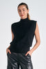 Elan Elan - 8 Sleeveless Sweater - Black available at The Good Life Boutique