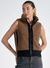 Elan Elan - 8 Vest Zip Up - Dark Tan available at The Good Life Boutique