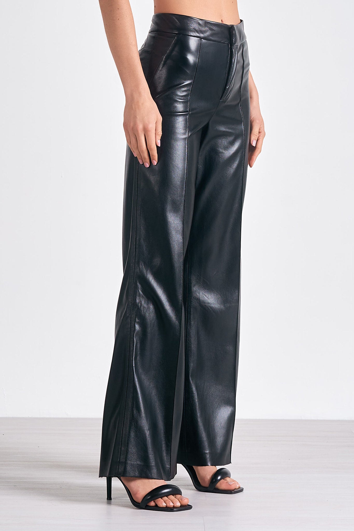 Elan Elan - 9 High Waist Pants - Black available at The Good Life Boutique