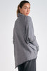 Elan Elan - 9 Turtleneck Sweater - Heather Grey available at The Good Life Boutique