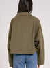 Elan Elan - Trench Jacket Cropped - Olive available at The Good Life Boutique