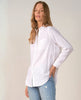 Elan Elan Long Sleeve Button Down Top - White available at The Good Life Boutique