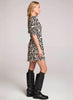 Saltwater Luxe Saltwater Luxe Elbow Sleeve Zahara Midi Dress - Black available at The Good Life Boutique