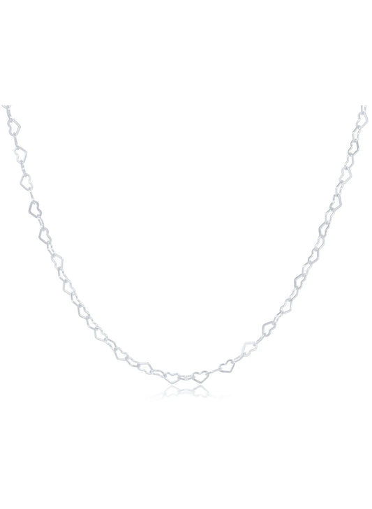 enewton design Enewton - 15" Choker Love Chain Sterling available at The Good Life Boutique