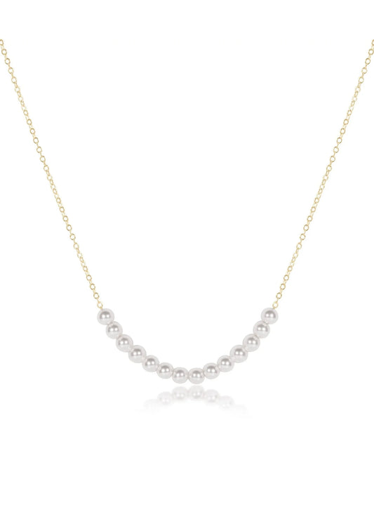 enewton design Enewton - 16" Necklace Gold - Beaded Bliss - 4mm Pearl available at The Good Life Boutique