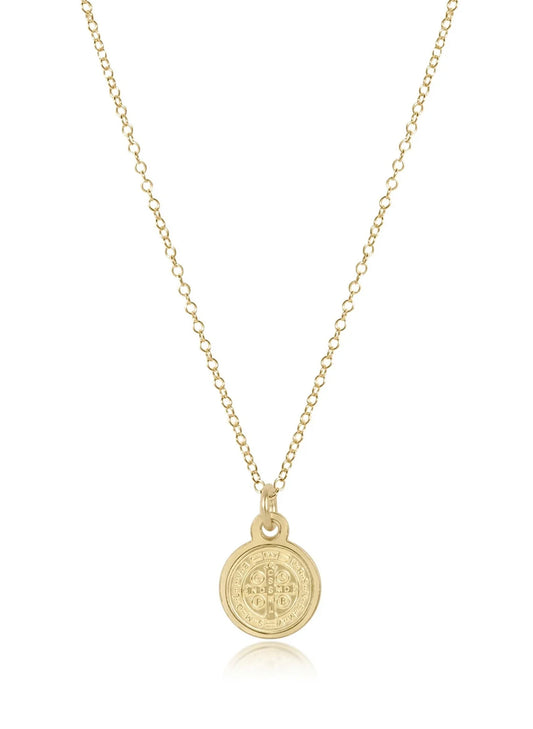 enewton design Enewton - 16" Necklace Gold - Blessing Small Gold Disc available at The Good Life Boutique