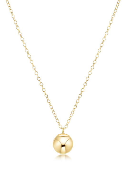 enewton design Enewton - 16" Necklace Gold - Classic Gold 8MM Charm available at The Good Life Boutique