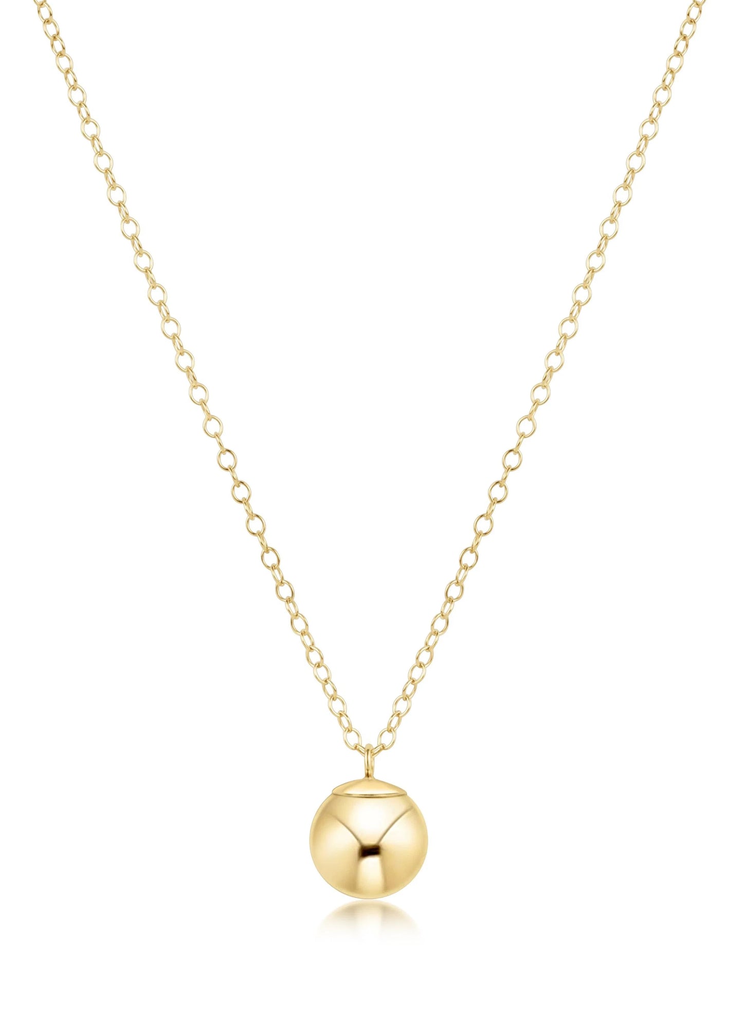 enewton design Enewton - 16" Necklace Gold - Classic Gold 8MM Charm available at The Good Life Boutique