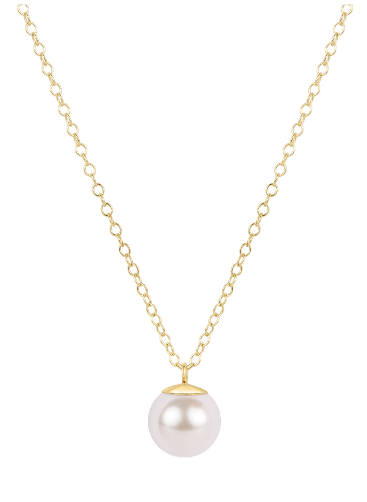 enewton design Enewton - 16" Necklace Gold - Classic Pearl 10MM Charm available at The Good Life Boutique