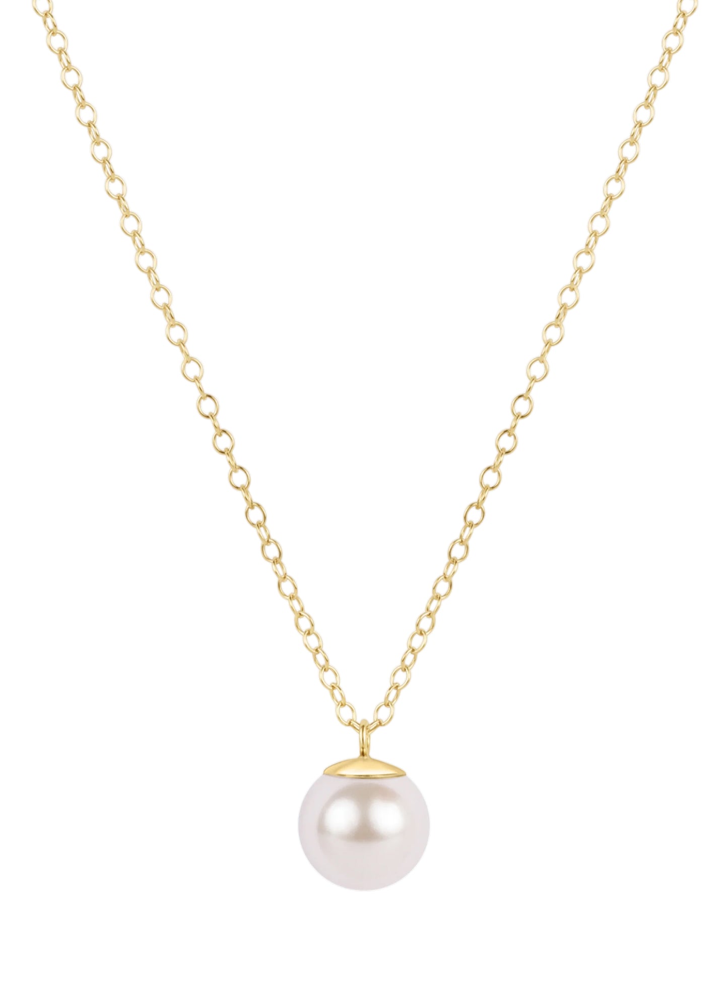 enewton design Enewton - 16" Necklace Gold - Classic Pearl 8MM Charm available at The Good Life Boutique