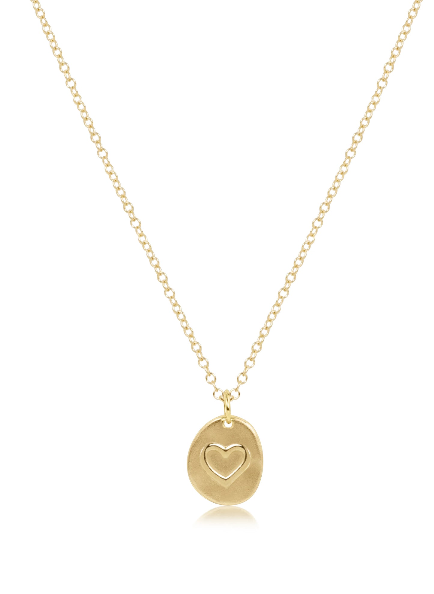 enewton design Enewton - 16" Necklace Gold - Inspire Love Small Gold Charm available at The Good Life Boutique