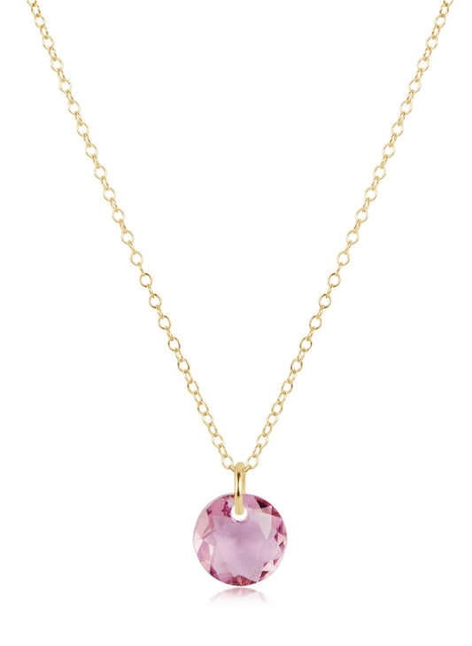 enewton design Enewton - 16" Necklace Gold - Reflection Small Charm 02 available at The Good Life Boutique