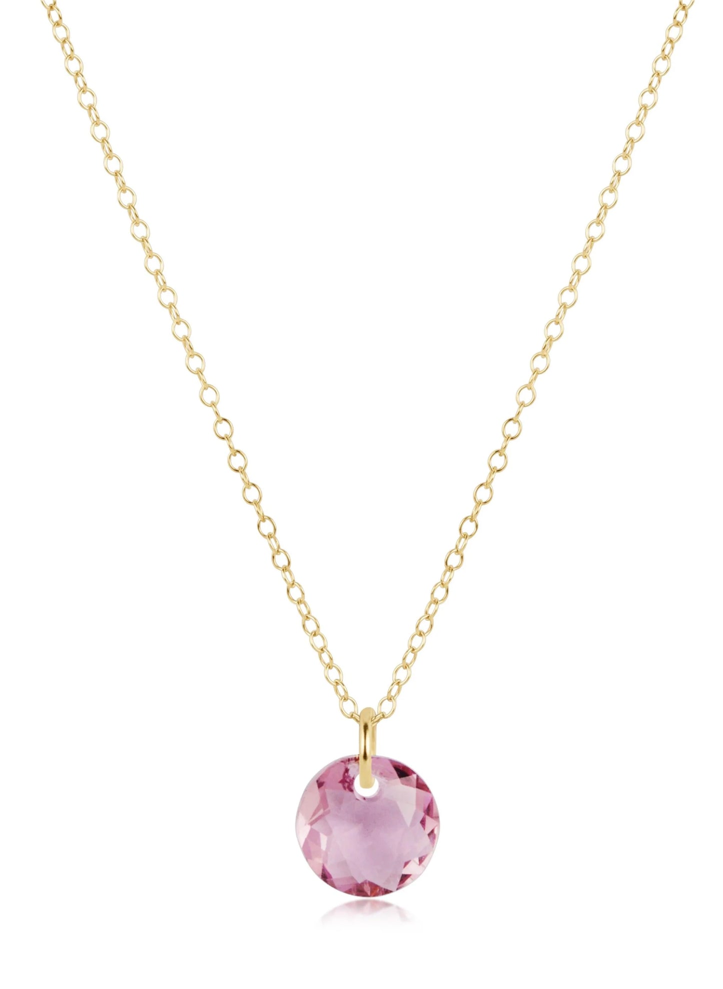 enewton design Enewton - 16" Necklace Gold - Reflection Small Charm 02 available at The Good Life Boutique
