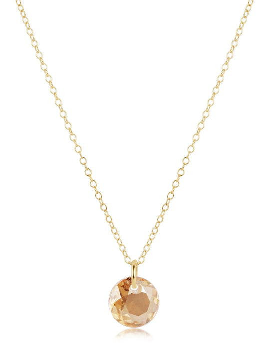 enewton design Enewton - 16" Necklace Gold - Reflection Small Charm 11 available at The Good Life Boutique