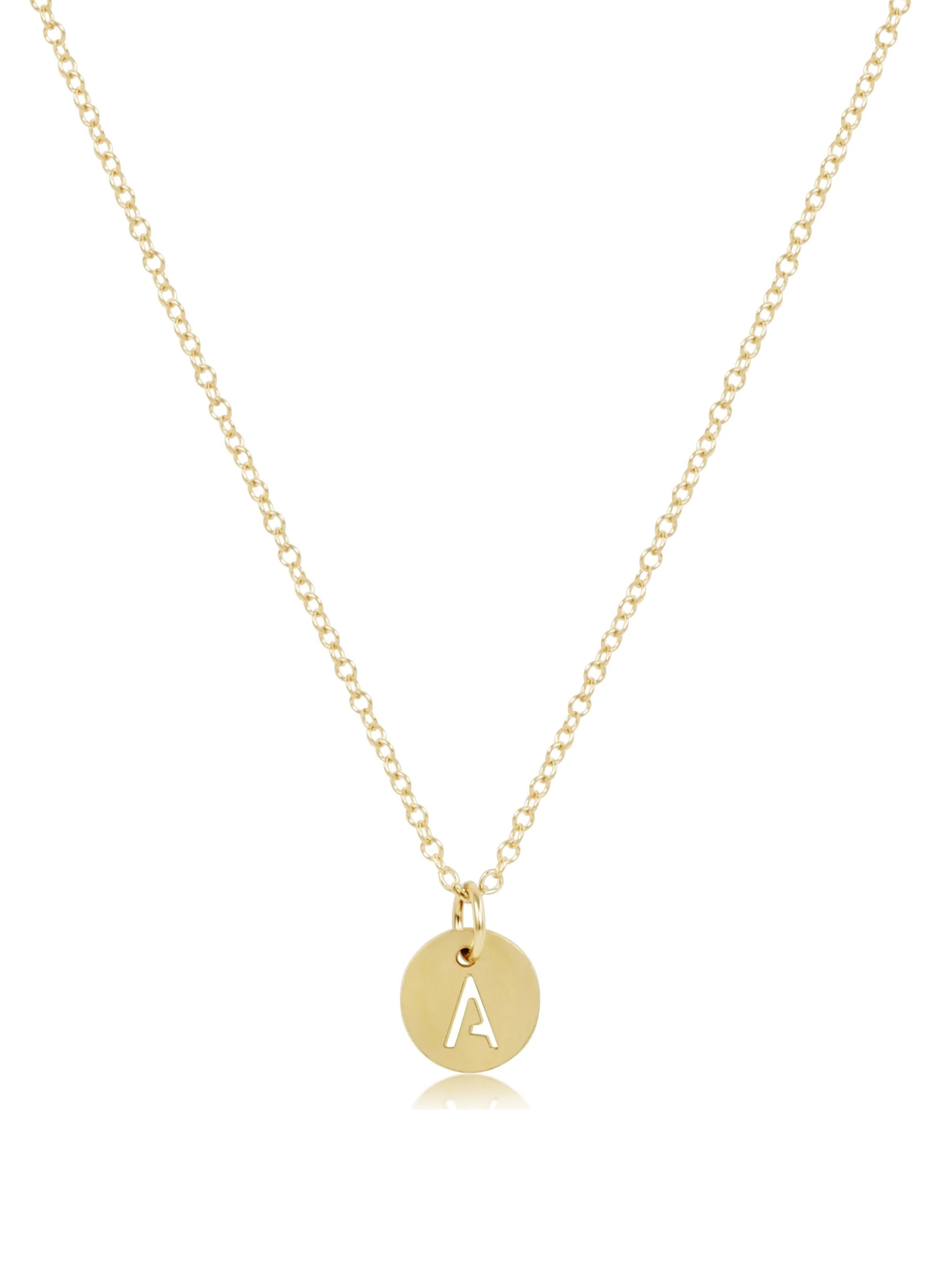 Enewton - 16" Necklace Gold - Respect Small Gold Disc - A