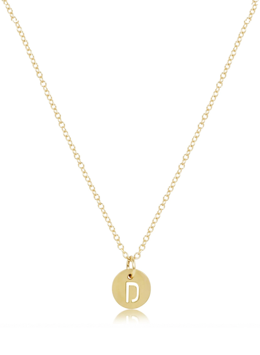 enewton design Enewton - 16" Necklace Gold - Respect Small Gold Disc - D available at The Good Life Boutique