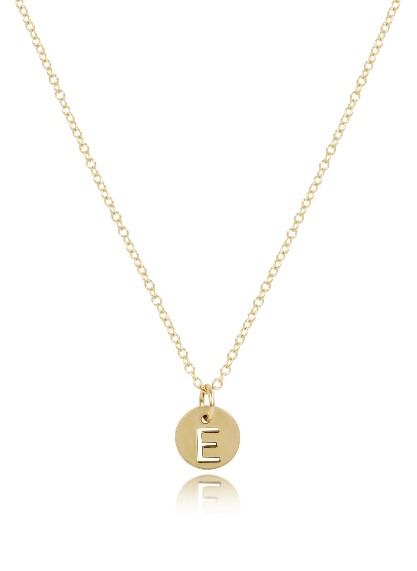 Enewton - 16" Necklace Gold - Respect Small Gold Disc - E