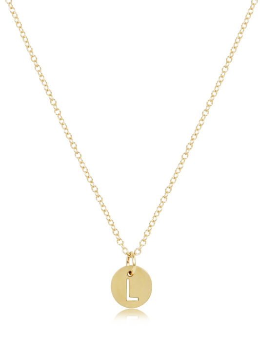 enewton design Enewton - 16" Necklace Gold - Respect Small Gold Disc - L available at The Good Life Boutique