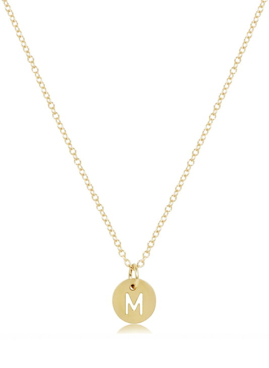 enewton design Enewton - 16" Necklace Gold - Respect Small Gold Disc - M available at The Good Life Boutique