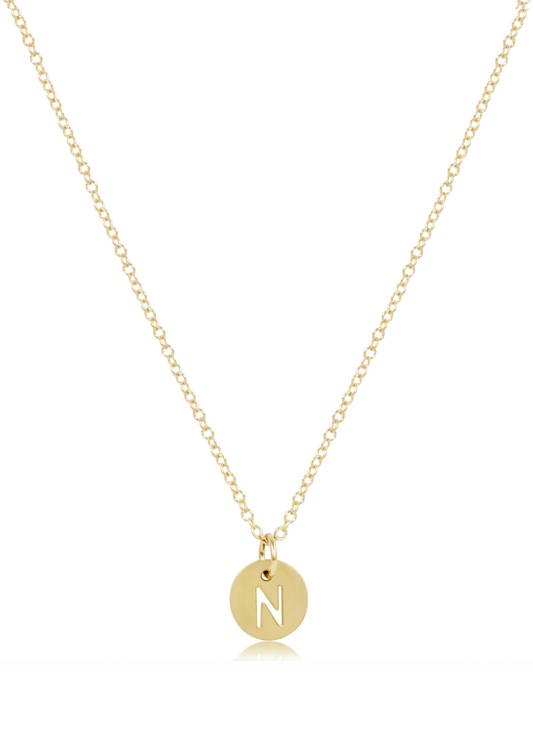enewton design Enewton - 16" Necklace Gold - Respect Small Gold Disc - N available at The Good Life Boutique