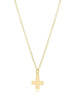 enewton design Enewton - 16" Necklace Gold - Signature Cross Gold Charm available at The Good Life Boutique