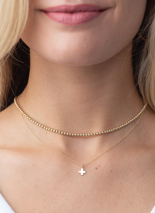 enewton design Enewton - 16" Necklace Gold - Signature Cross Gold Charm available at The Good Life Boutique