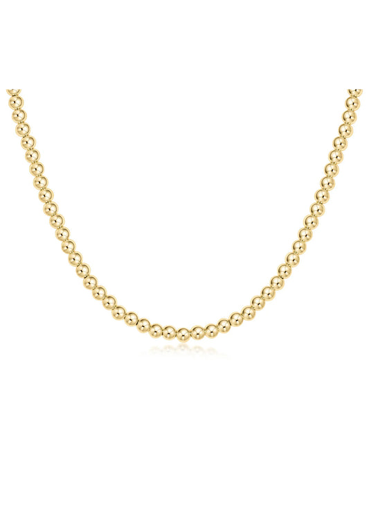enewton design Enewton - 17" Choker Classic Gold 4mm Bead available at The Good Life Boutique