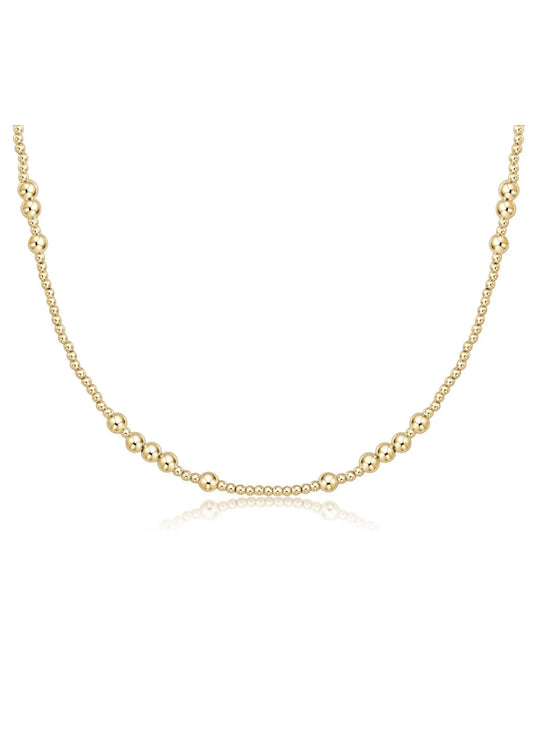 enewton design Enewton - 17" Choker Hope Unwritten 4mm Gold available at The Good Life Boutique