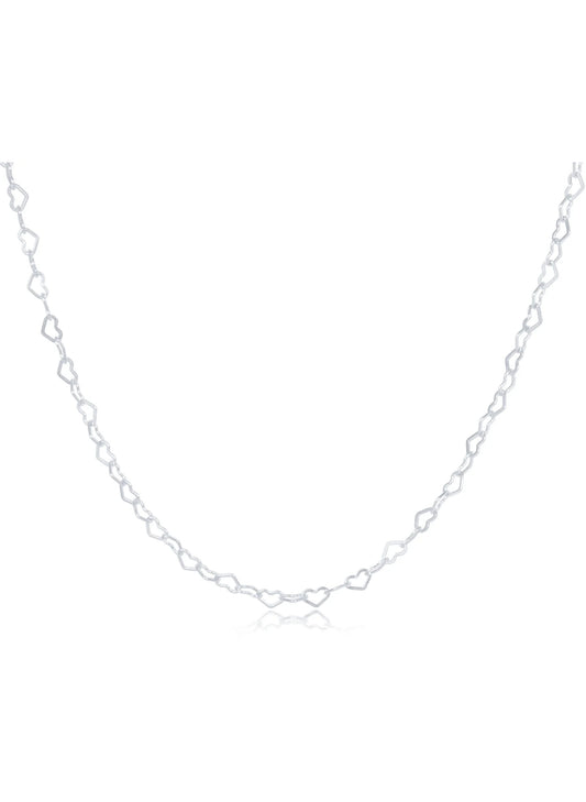 Enewton - 17" Choker Love Chain Sterling