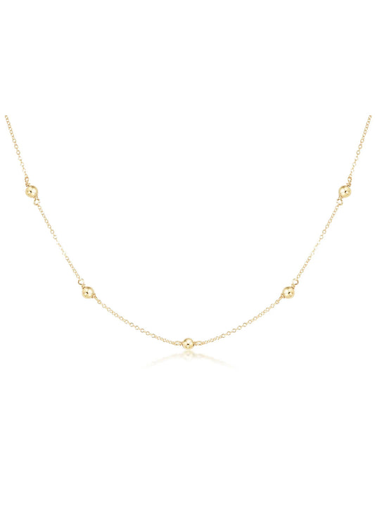 Enewton - 17" Choker Simplicity Chain Gold - Classic 4mm Gold