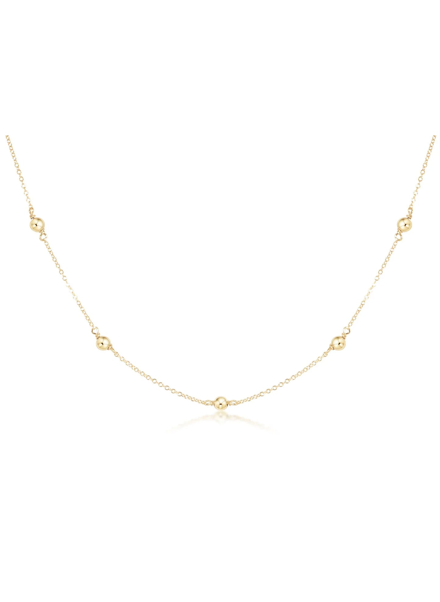 Enewton - 17" Choker Simplicity Chain Gold - Classic 4mm Gold