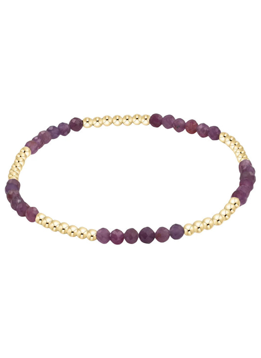 Enewton - Blissful Pattern 2.5mm Bead Bracelet - Ruby