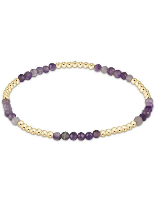 Enewton - Blissful Pattern 2.5mm Brad Bracelet - Amethyst