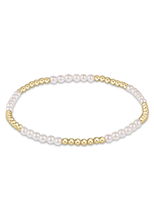 enewton design Enewton - Blissful Pearl 3mm Bracelet available at The Good Life Boutique