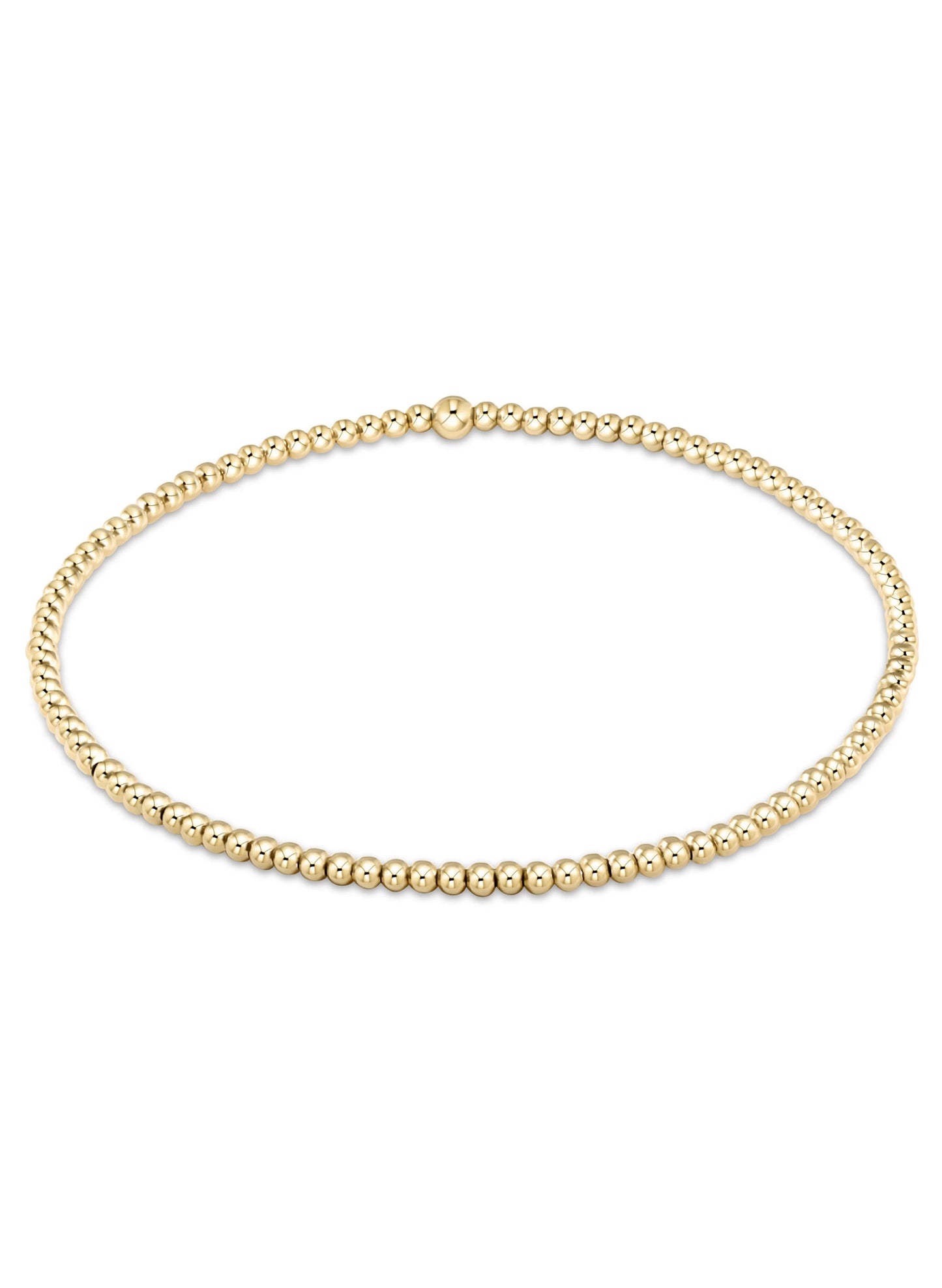 enewton design Enewton - Classic Gold 2mm Bead Bracelet available at The Good Life Boutique