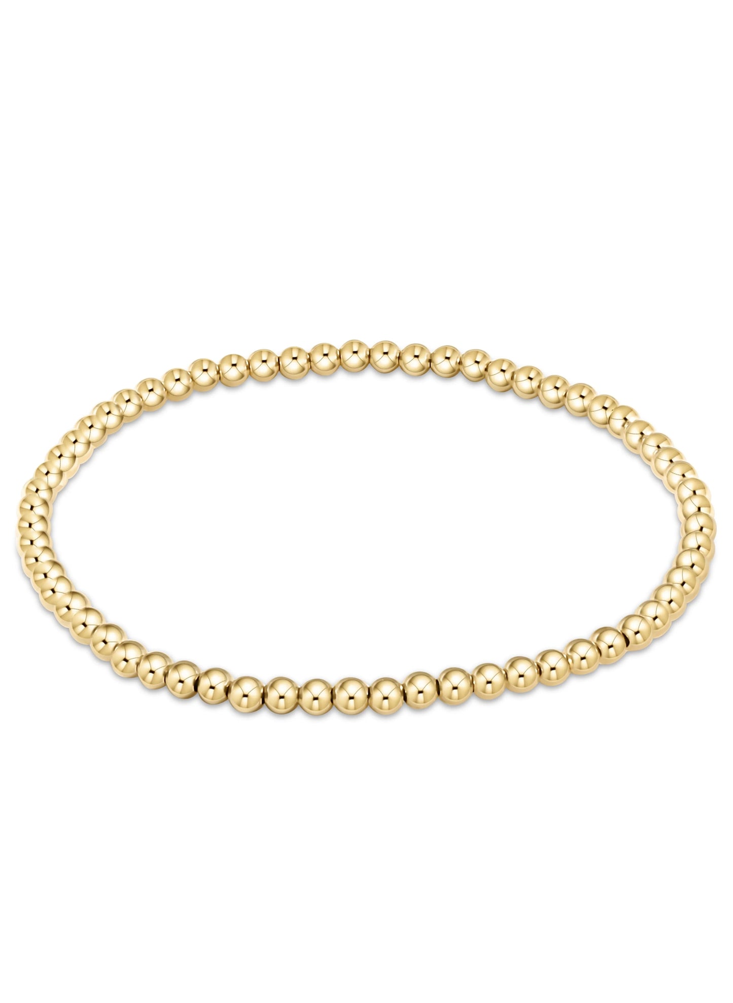 enewton design Enewton - Classic Gold 3mm Bead Bracelet available at The Good Life Boutique