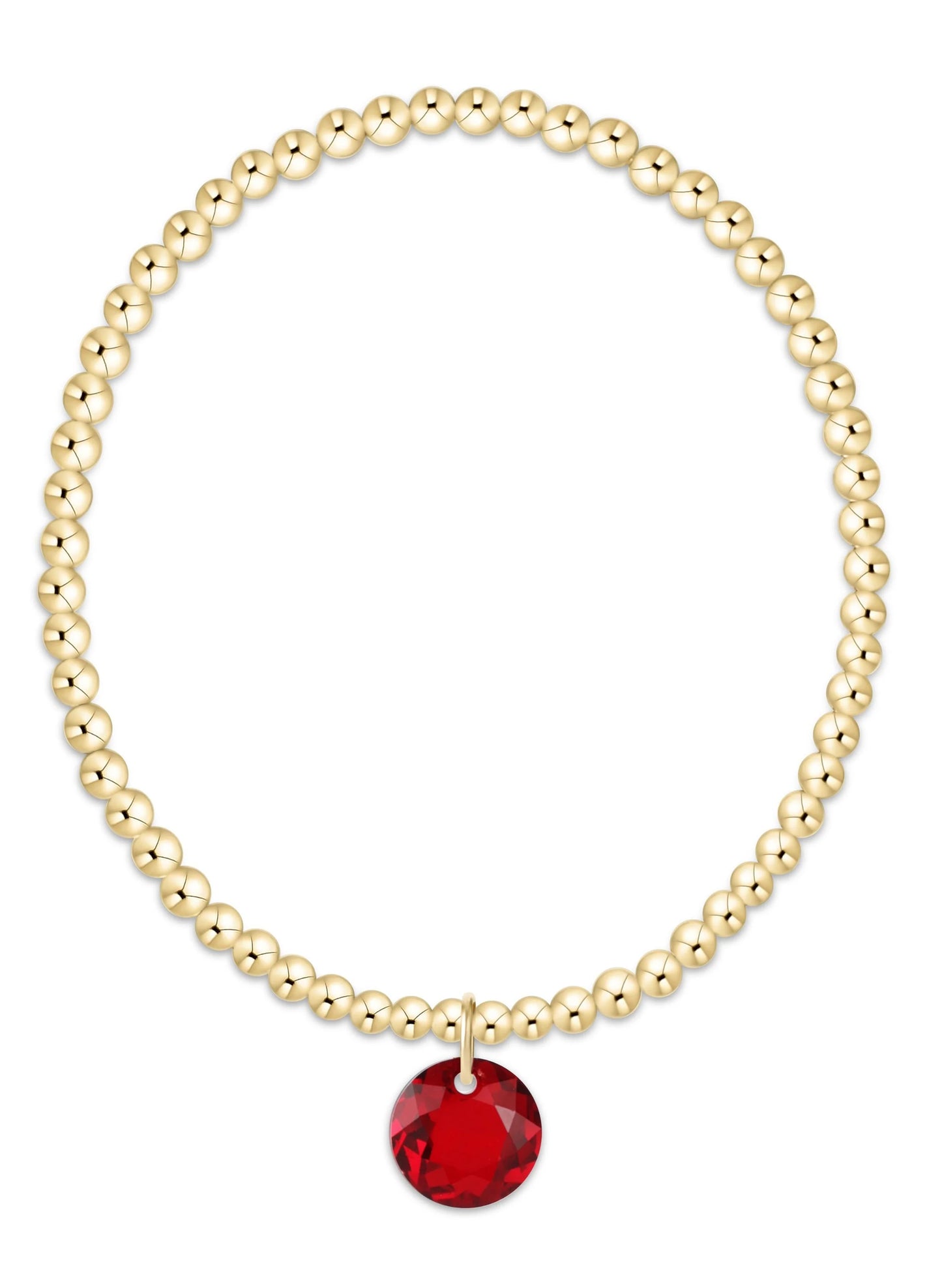 enewton design Enewton - Classic Gold 3mm Bracelet - Reflection Charm 01 available at The Good Life Boutique