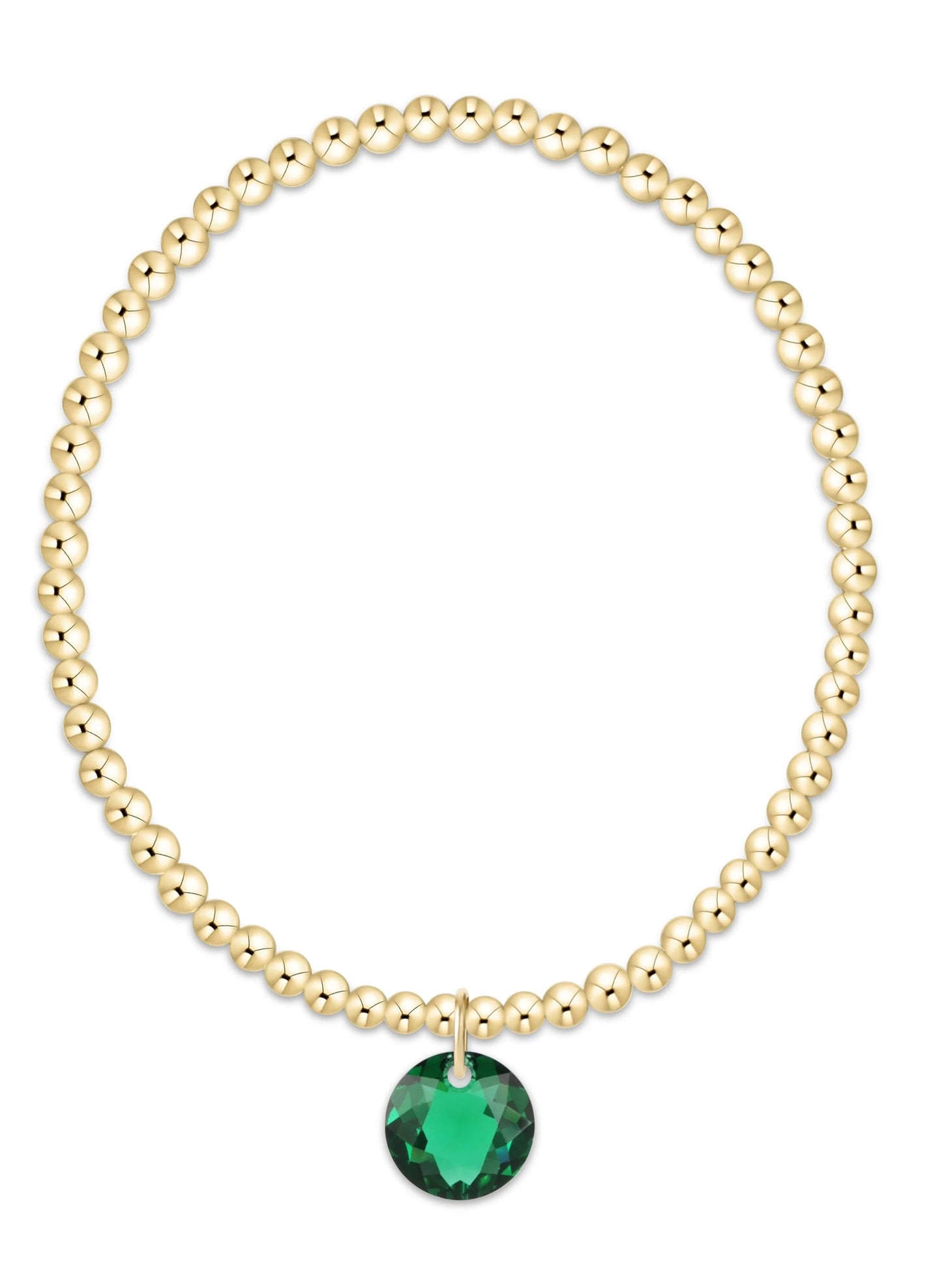 enewton design Enewton - Classic Gold 3mm Bracelet - Reflection Charm 05 available at The Good Life Boutique