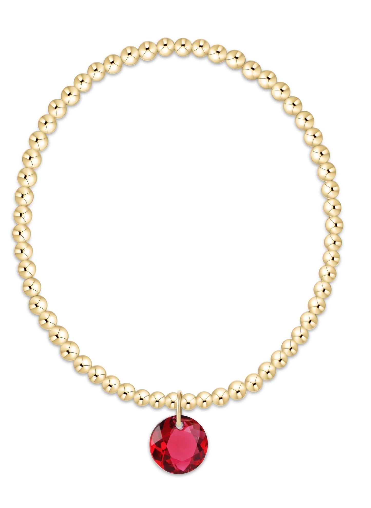 enewton design Enewton - Classic Gold 3mm Bracelet - Reflection Charm 07 available at The Good Life Boutique