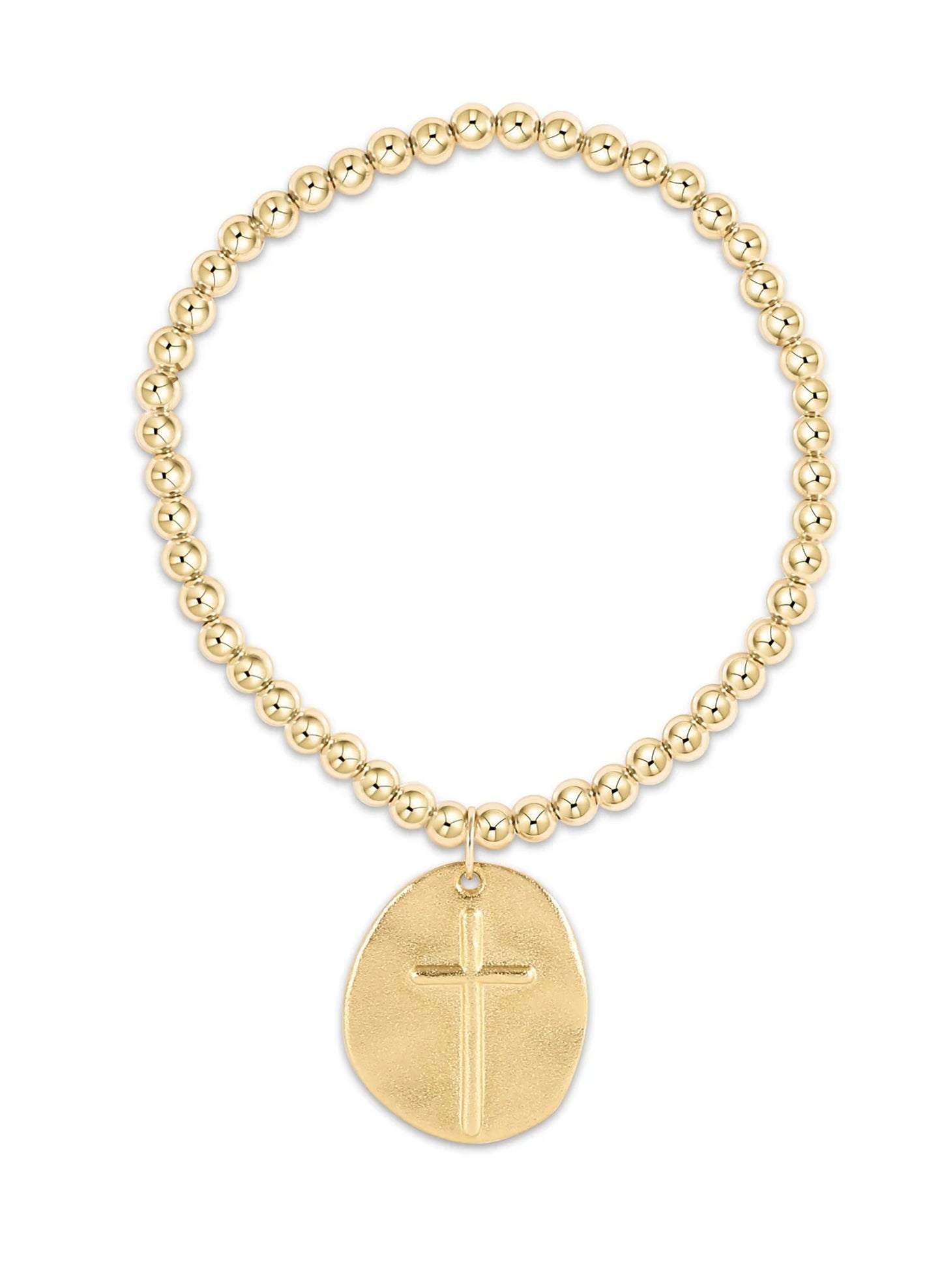 Enewton - Classic Gold 4mm Bead Bracelet - Inspire Gold Char