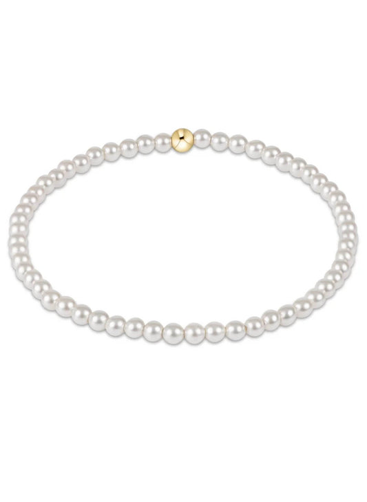 enewton design Enewton - Classic Pearl 3mm Bead Bracelet available at The Good Life Boutique