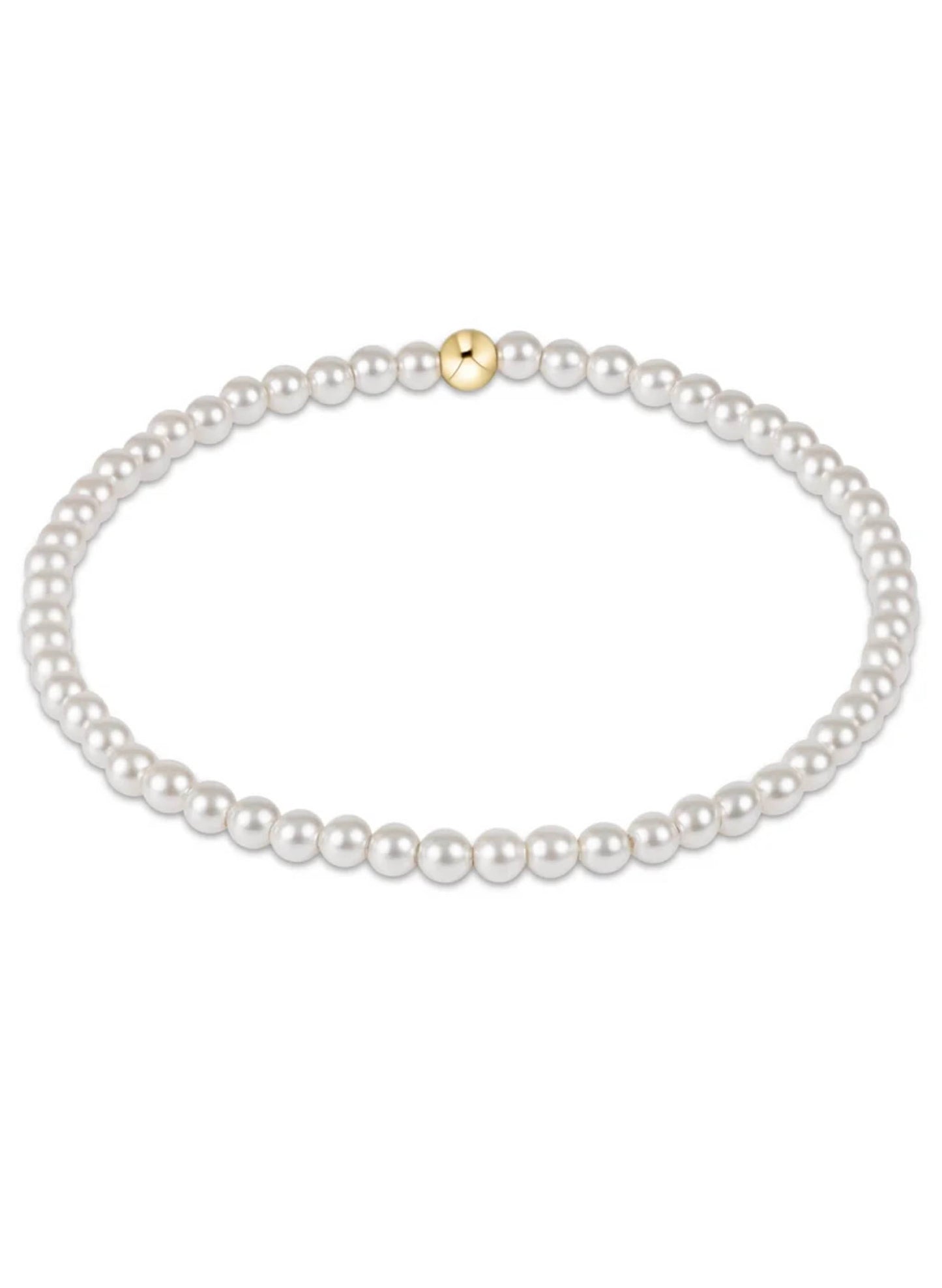 enewton design Enewton - Classic Pearl 3mm Bead Bracelet available at The Good Life Boutique