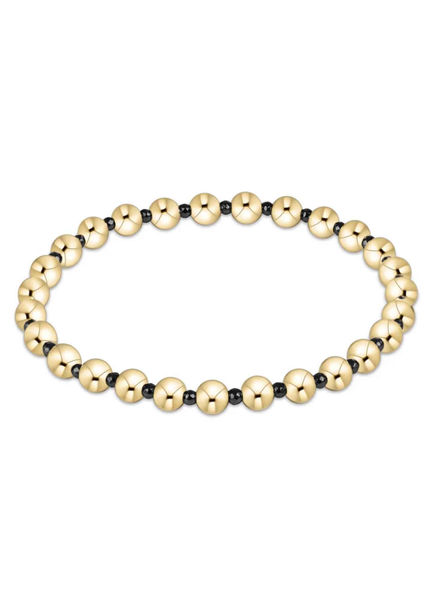 enewton design Enewton - Faceted Hematite Grateful Pattern 5mm Bead Bracelet available at The Good Life Boutique