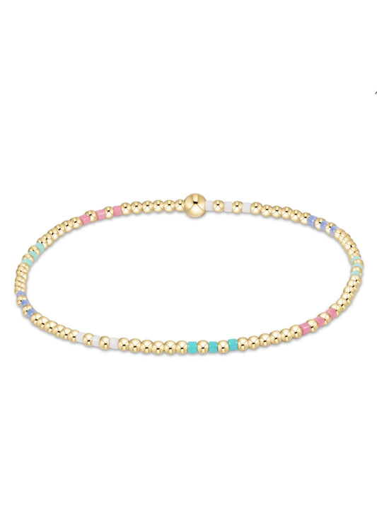 enewton design Enewton - Hope Joy Pattern 2mm Bead Bracelet - HOT Mess SS25 available at The Good Life Boutique