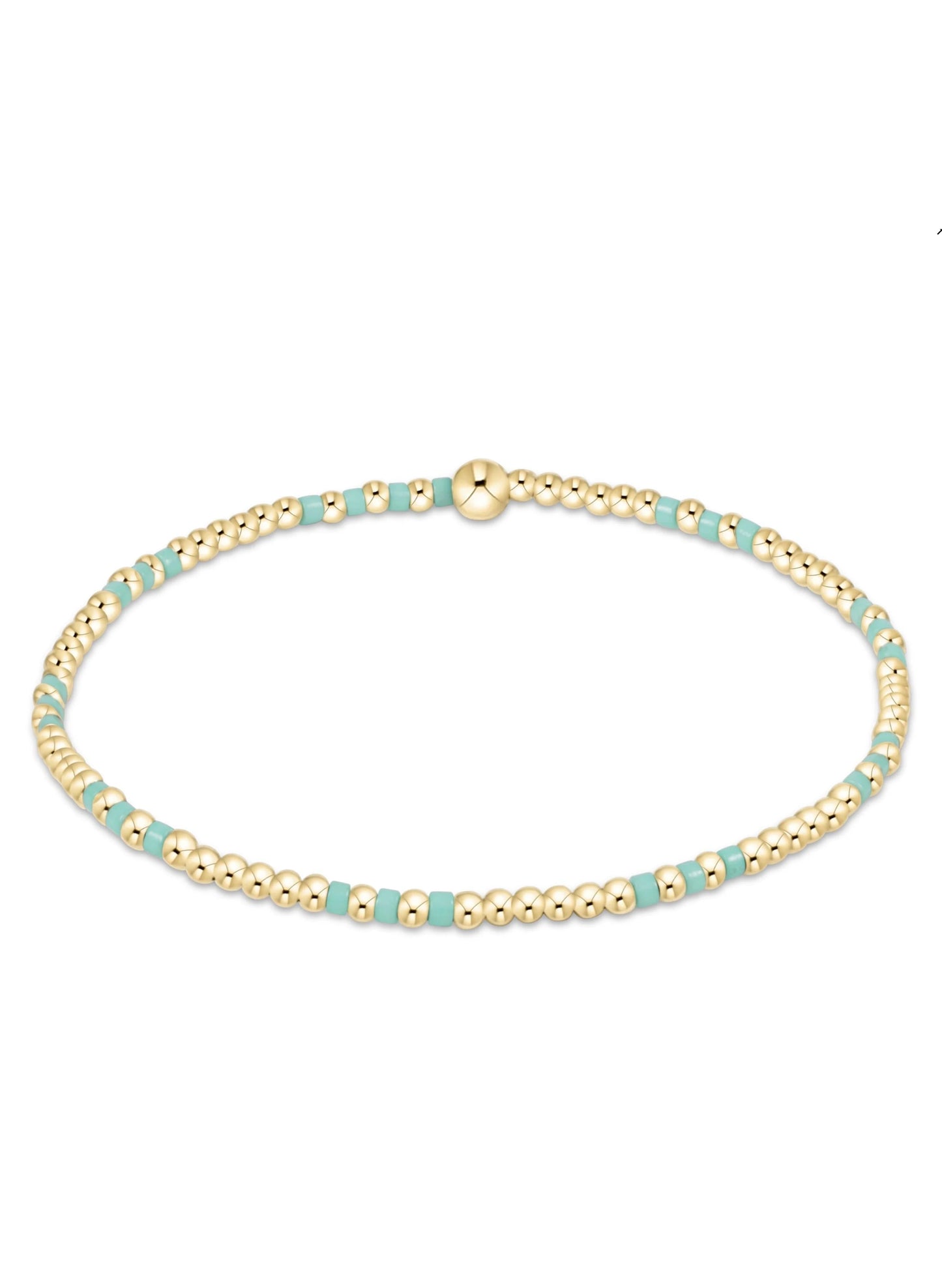 enewton design Enewton - Hope Joy Pattern 2mm Bead Bracelet - Mint available at The Good Life Boutique
