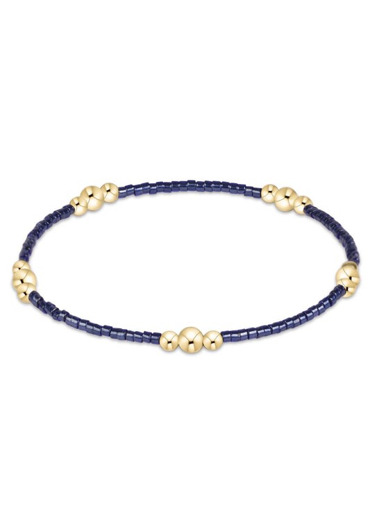 Enewton-Hope Purpose Gold Bracelet-Navy