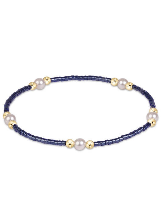 Enewton-Hope Purpose Pearl Bracelet-Navy