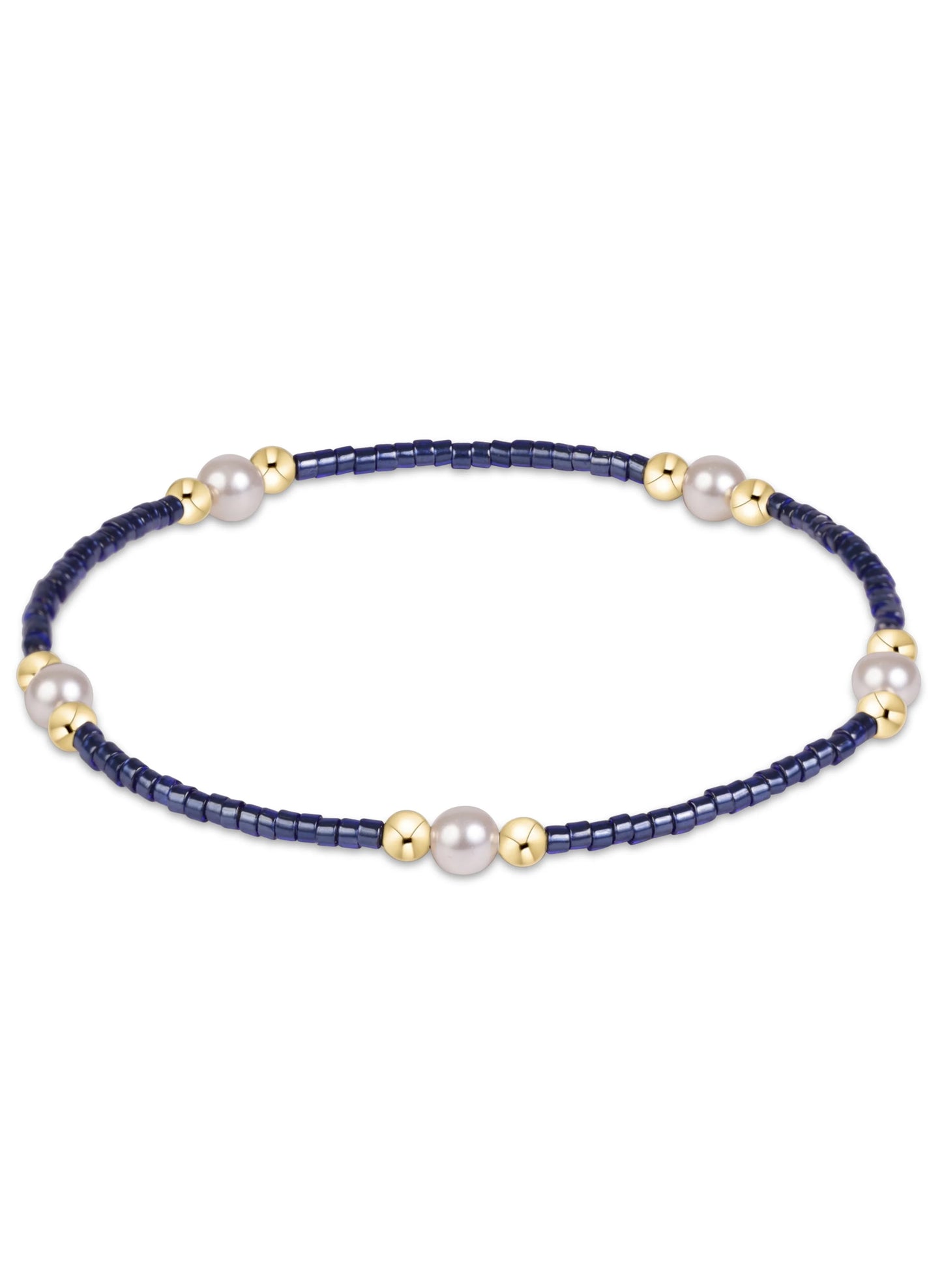 Enewton-Hope Purpose Pearl Bracelet-Navy