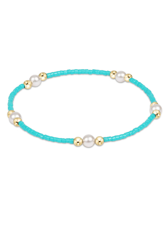 enewton design Enewton - Hope Purpose Pearl Bracelet - Turquoise available at The Good Life Boutique